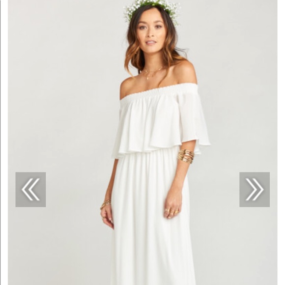 Show Me Your MuMu Dresses & Skirts - Show Me Your MuMu White Maxi Dress